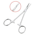 Curved Stainless Steel Pet Hemostat for Ear Hair Removal & Grooming