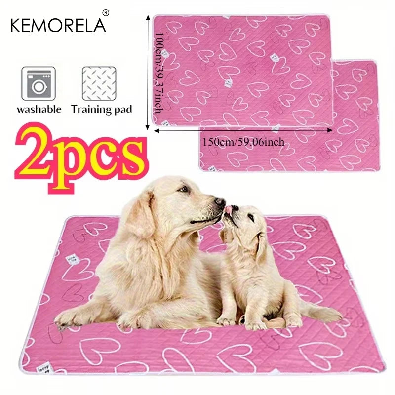 Extra Large Washable Pee Liner 2-Pack for Dogs, Rabbits & Guinea Pigs