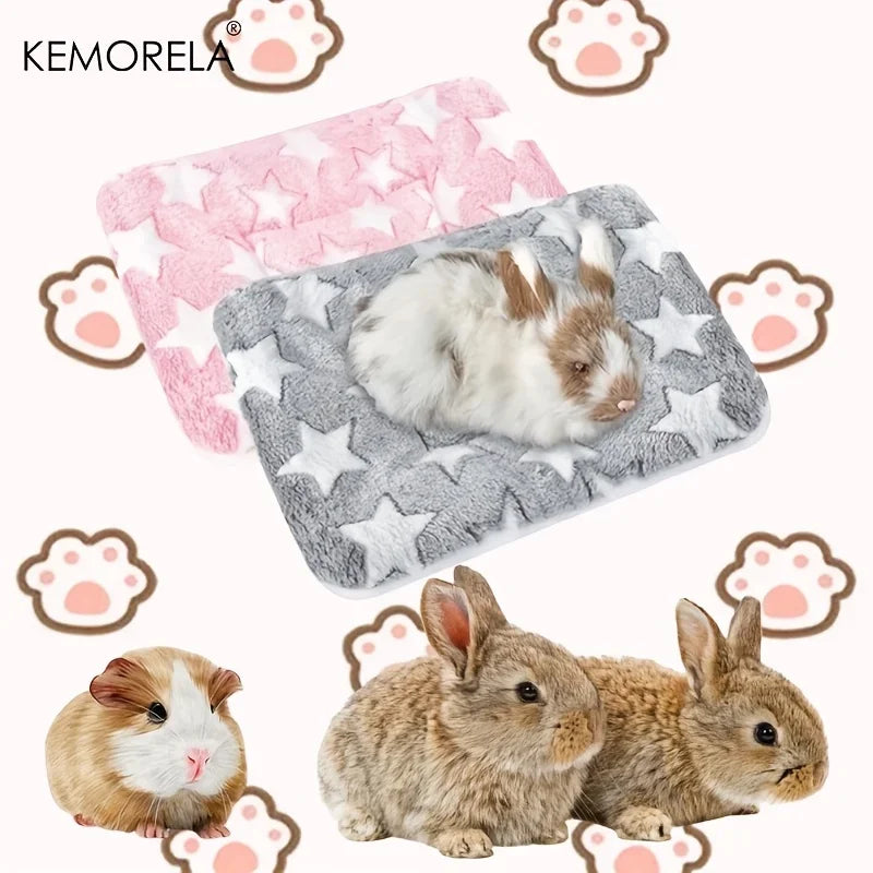 2-Pack Paw Print Small Pet Bed Mats