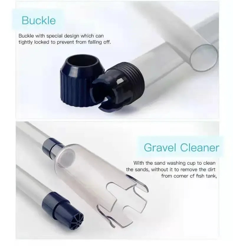 Electric Aquarium Gravel Cleaner and Water Change Siphon Pump