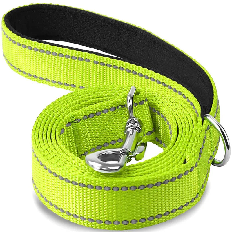 Reflective Night Safety Dog & Cat Harness Leash Walking Training Rope