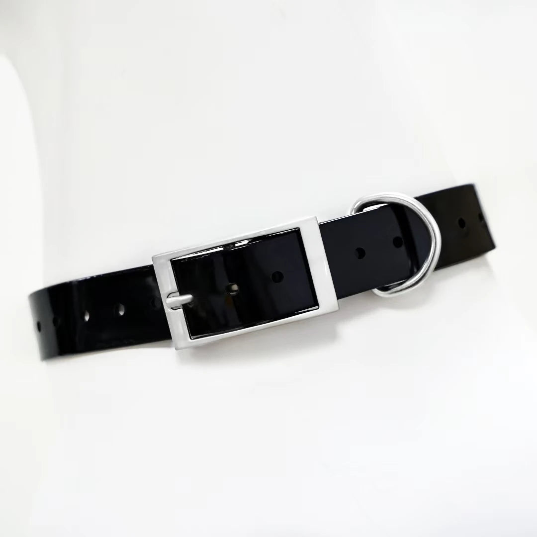 Waterproof TPU Dog Collar, Odor-Proof Adjustable Collar for Large Dogs