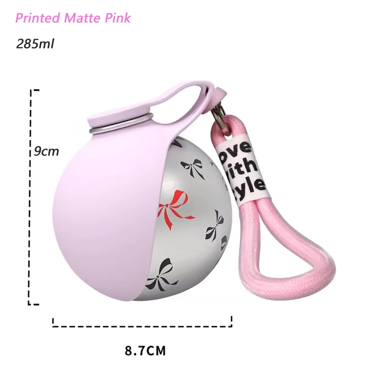2-in-1 Portable Dog Water Bottle and Bowl for Walks and Travel