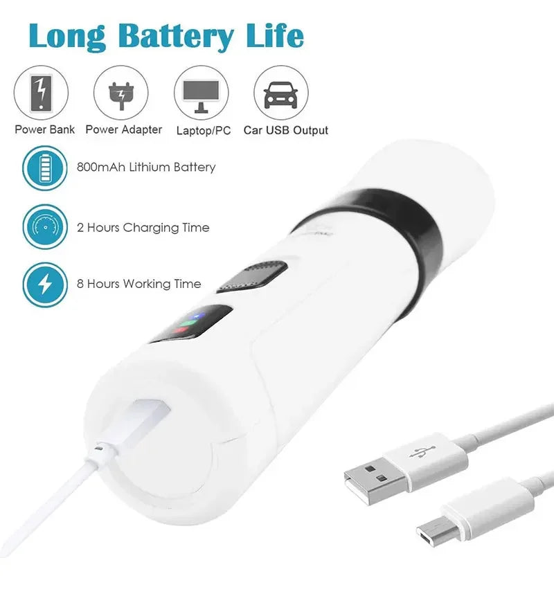 Quiet Rechargeable Pet Nail Clipper & Grinder for Dogs & Cats
