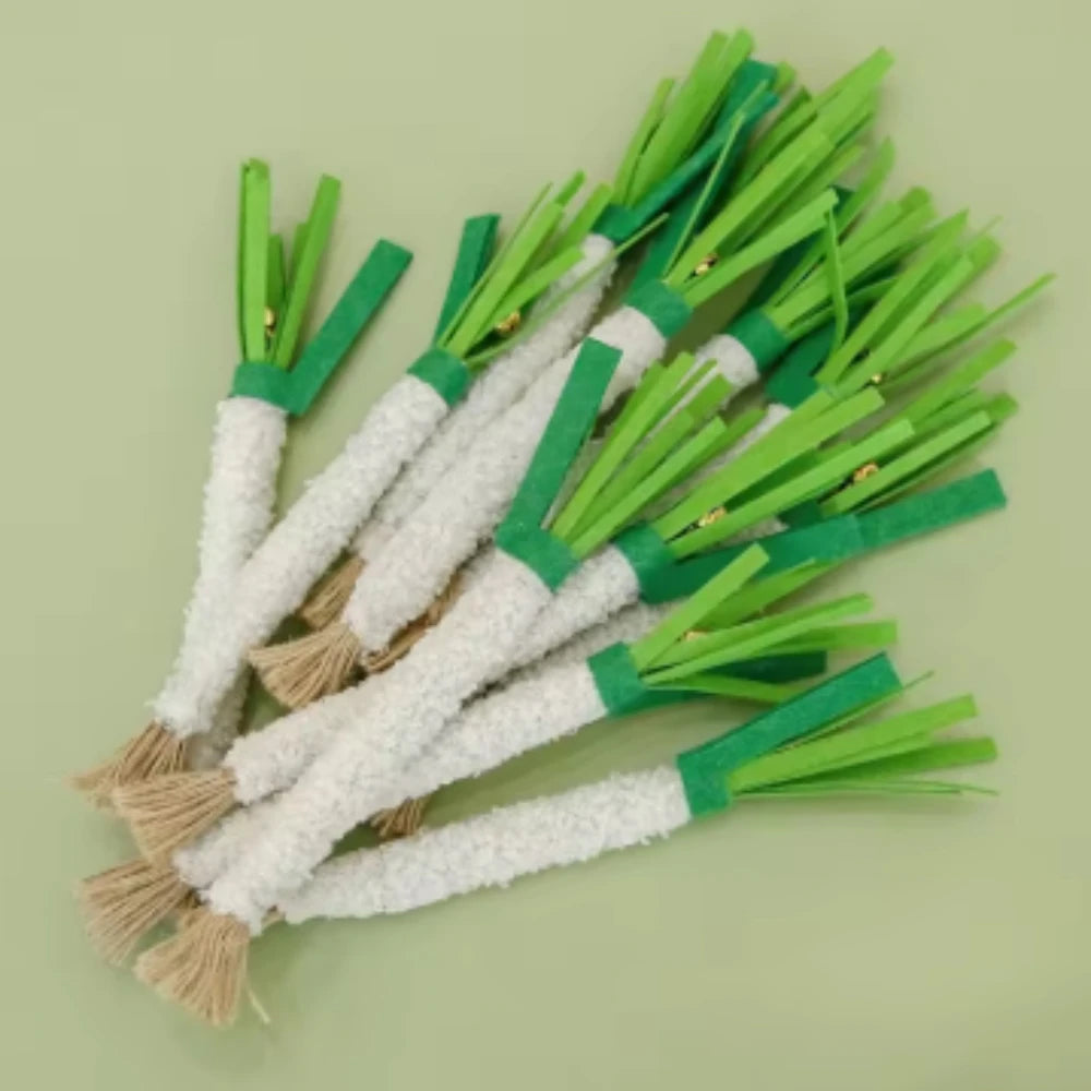 3-Pack Cat Chew Toys with Bell, Kitten Teeth Cleaning Set