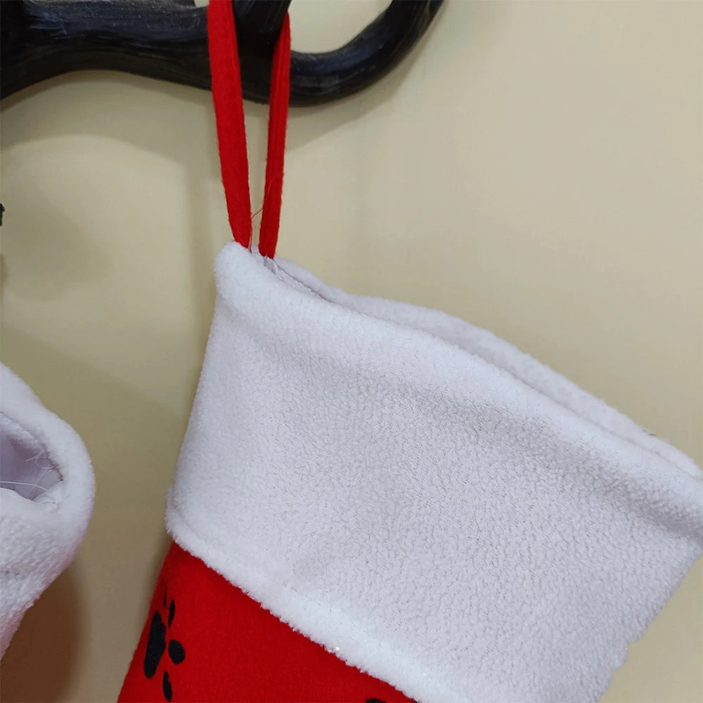 Fleece Christmas Pet Stocking, Dog & Cat Holiday Gift