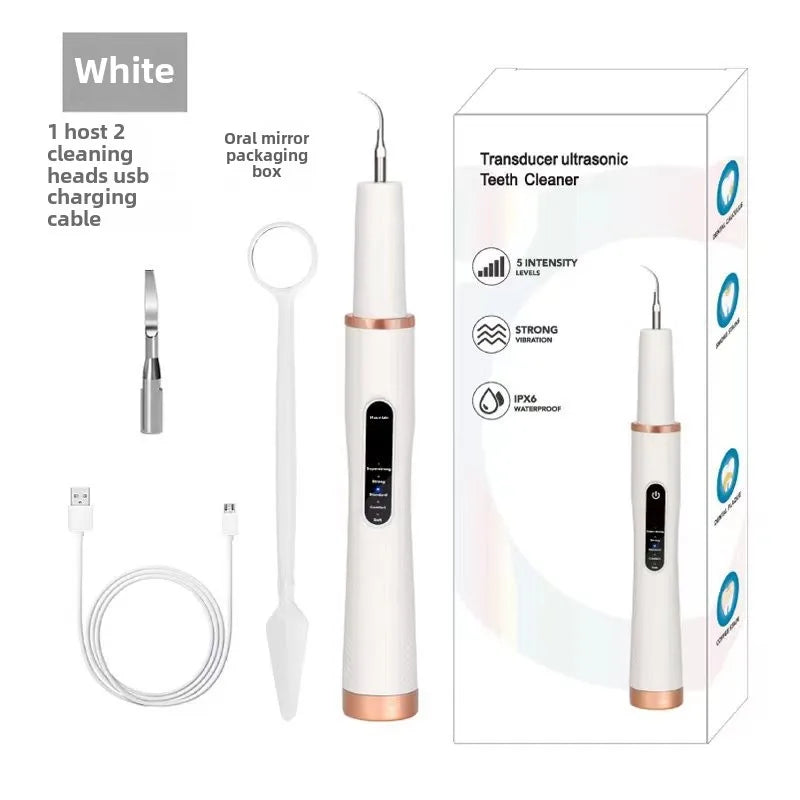 Ultrasonic Pet Tooth Cleaner for Dogs & Cats, Tartar & Plaque Remover