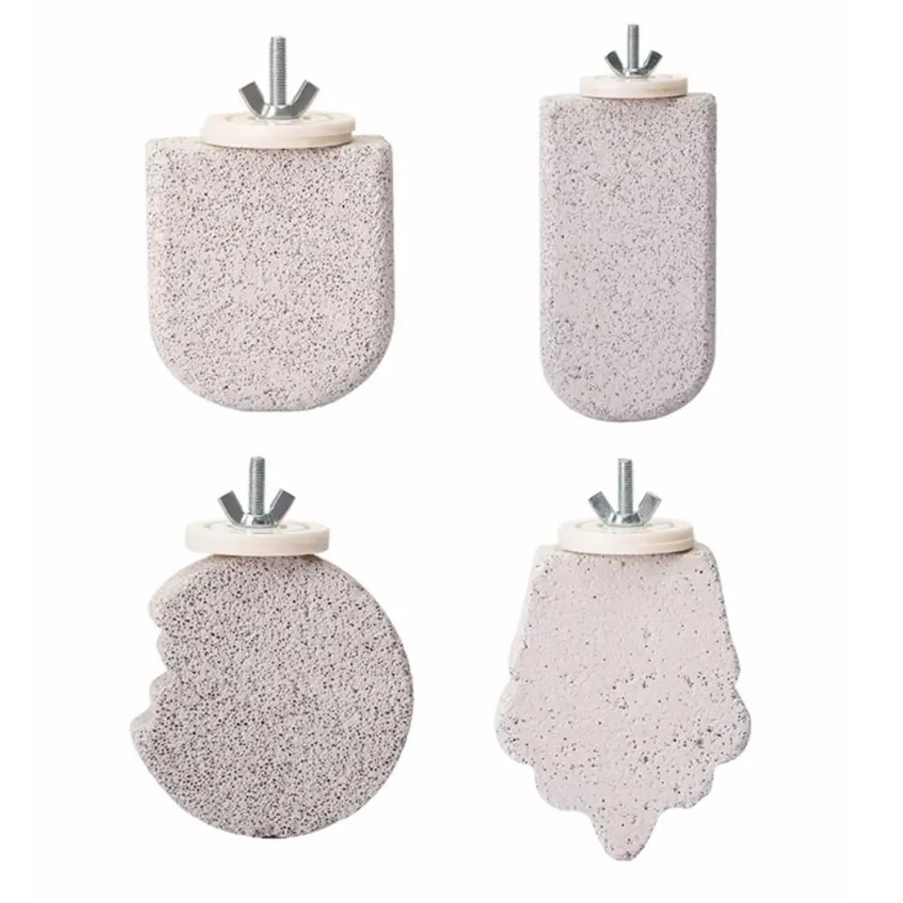 Pumice Bird Perch Platform for Parrots, Claw & Beak Grinding Stand