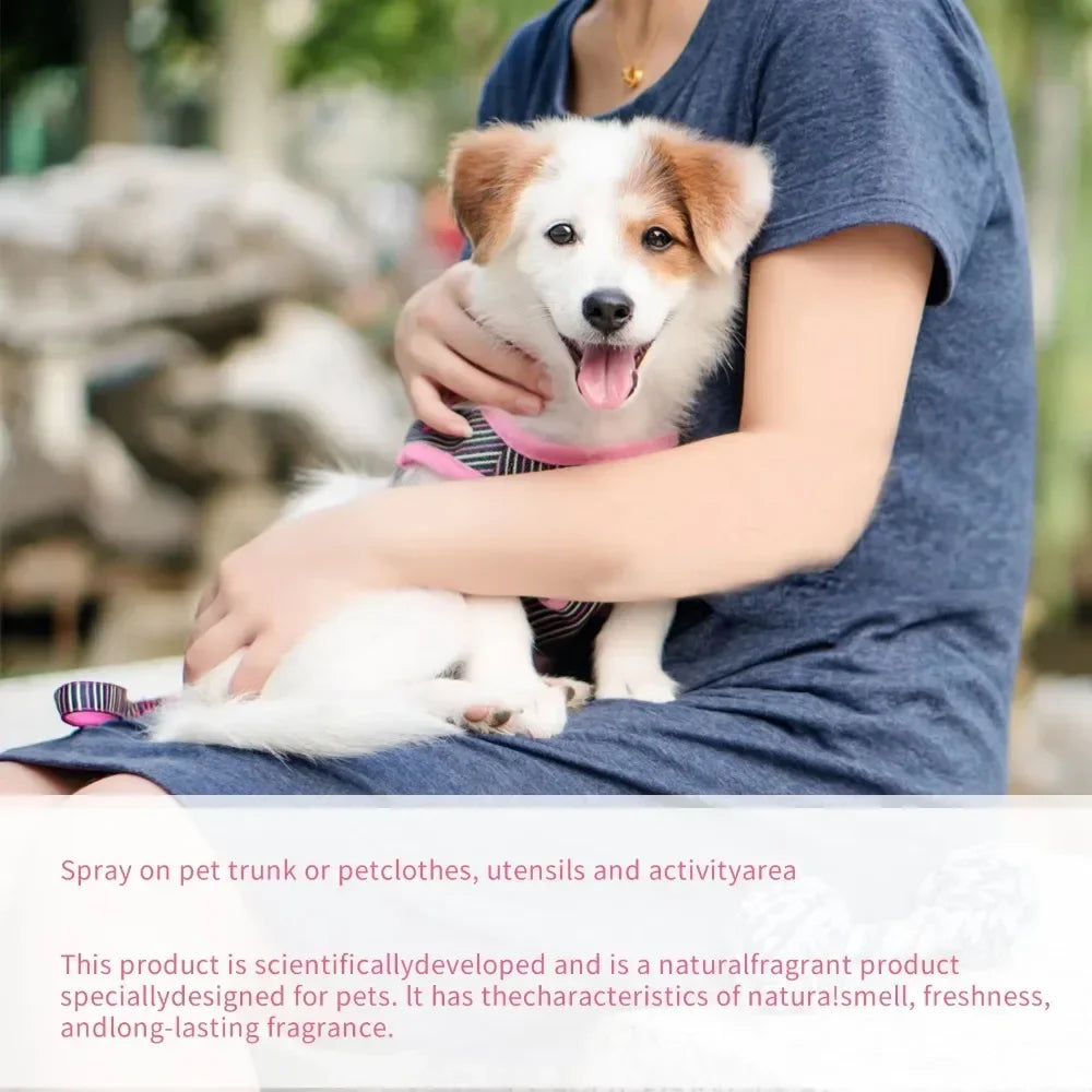 Long-Lasting Pet Cologne Deodorizing Spray for Dogs & Cats, 100ml