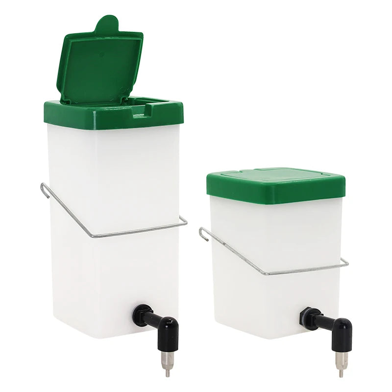 500ML/1L Pet Water Dispenser Hanging Cage Bottle with Stainless
