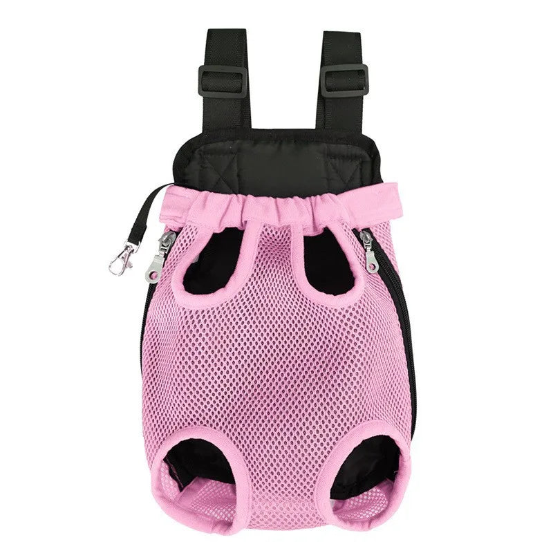 Double-Shoulder Pet Carrier Bag, Breathable Travel Backpack