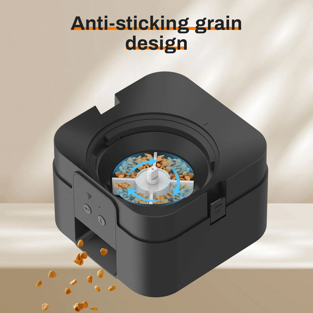 Smart Automatic Pet Feeder with Timer for Cats and Small Dogs