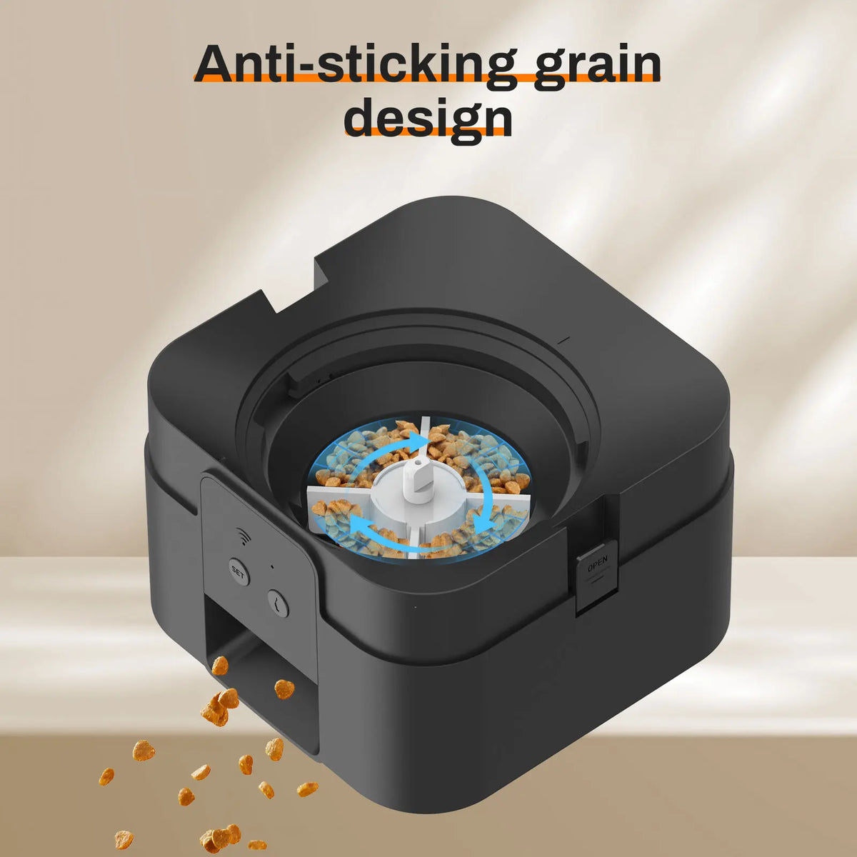 Smart Automatic Pet Feeder with Timer for Cats and Small Dogs