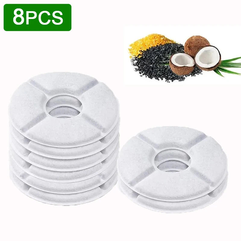 Activated Carbon Replacement Filters for Cat Water Fountains