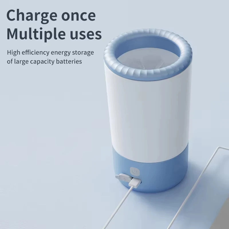 Electric Automatic Dog Paw Washer, Portable Quiet Paw Cleaner