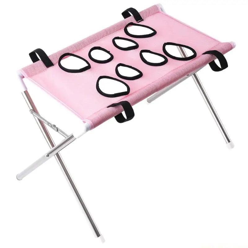 Pet Grooming & Bathing Bed with Support Frame and Drain Hole