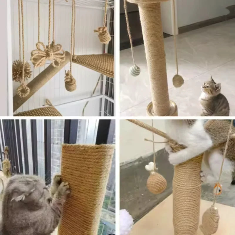 Natural Sisal Rope Cat Scratcher DIY Furniture Protector