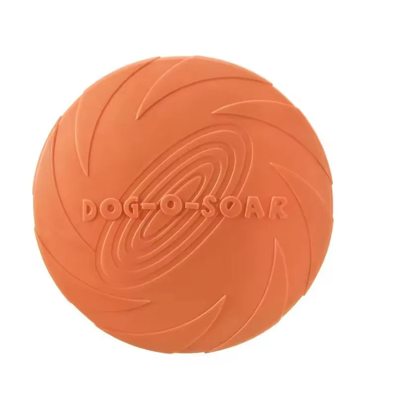Silicone Dog Frisbee, Bite-Resistant Flying Disc, Assorted Colors