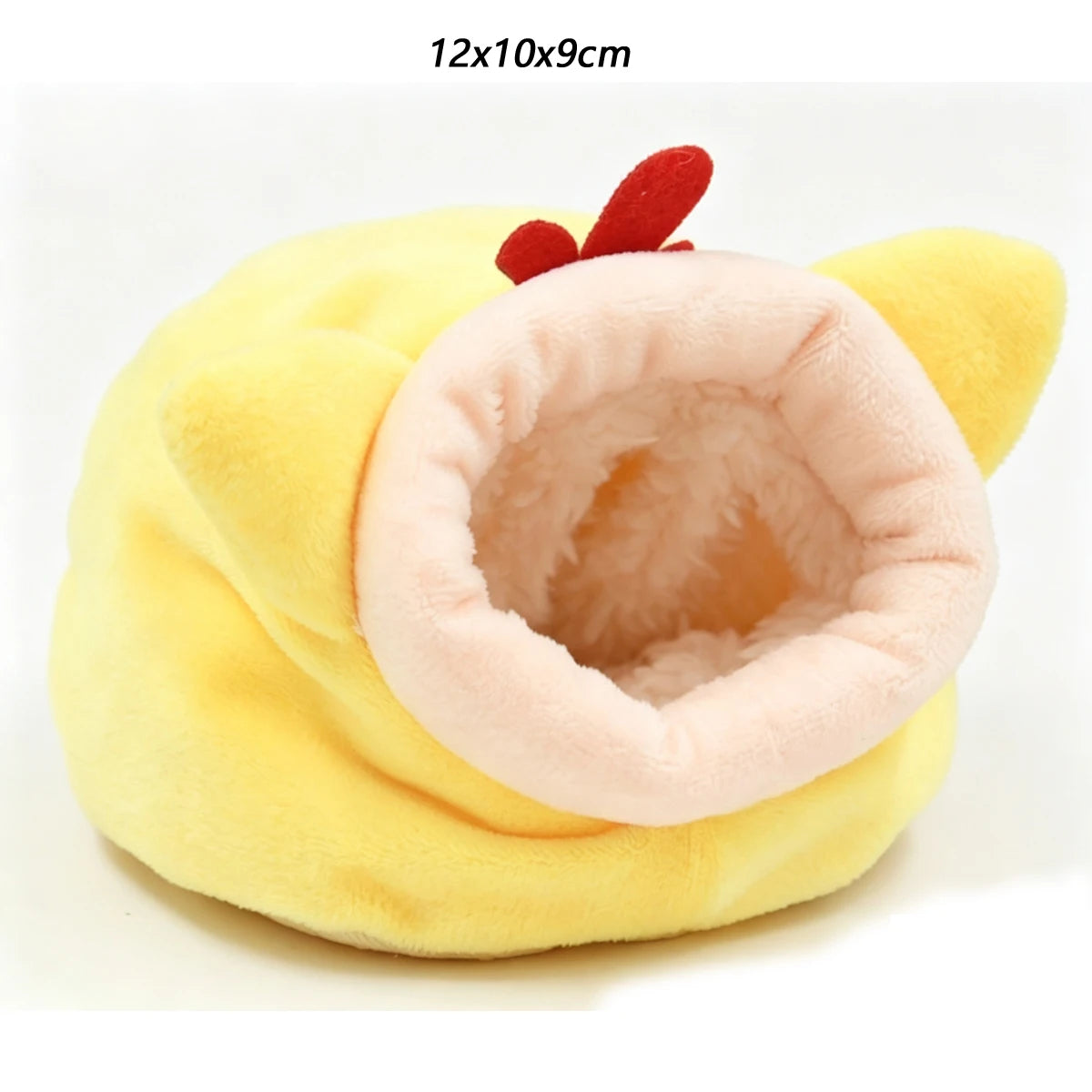 Golden Bear Plush Hamster Nest, Warm Cotton Sleeping Bag Hideout