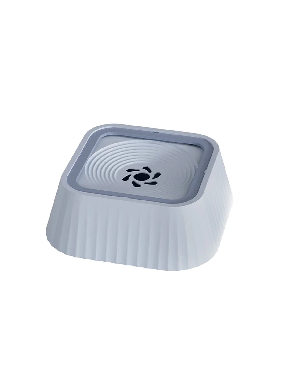No-Spill Floating Plate Dog Water Bowl, Slow Drinking Dish
