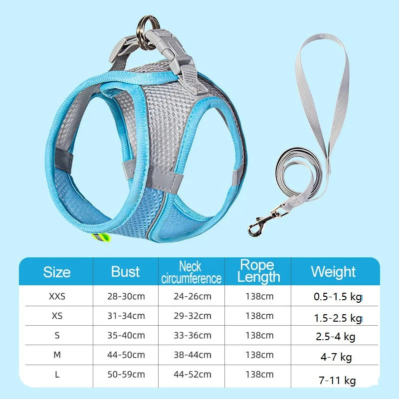 Adjustable Dog Chest Harness Vest for Small and Large Breeds