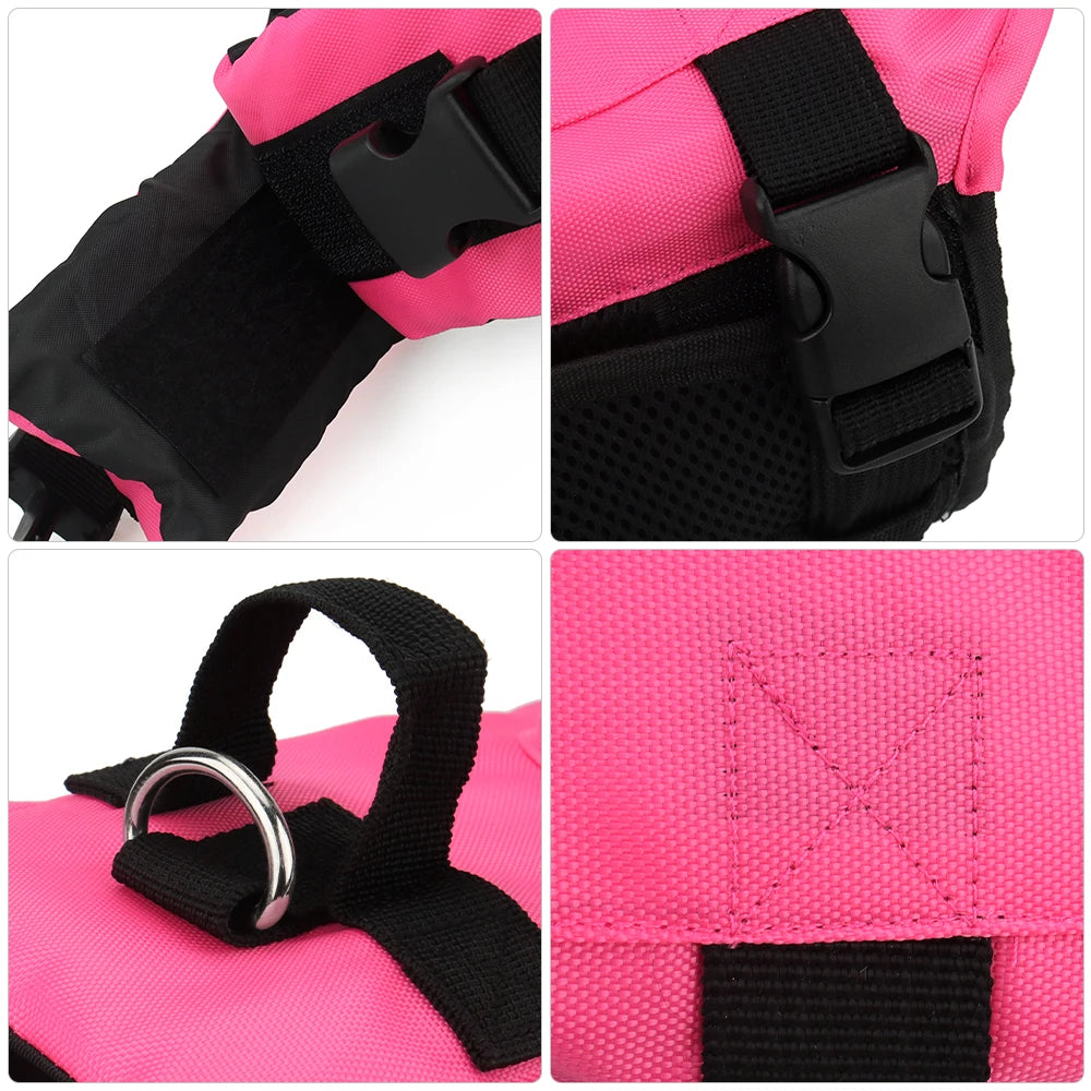Shark Fin Dog Life Jacket, Adjustable Swim Vest for Small & Medium Dogs