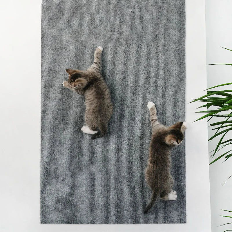 Self-Adhesive Cat Scratching Mat Trimmable Carpet Furniture Protector