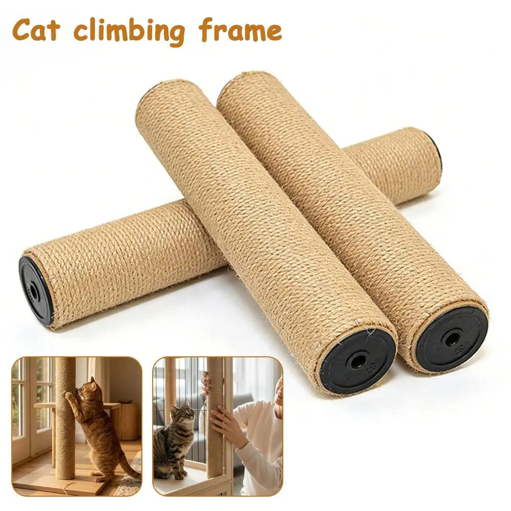 Replaceable Sisal Cat Scratching Post for DIY Cat Trees