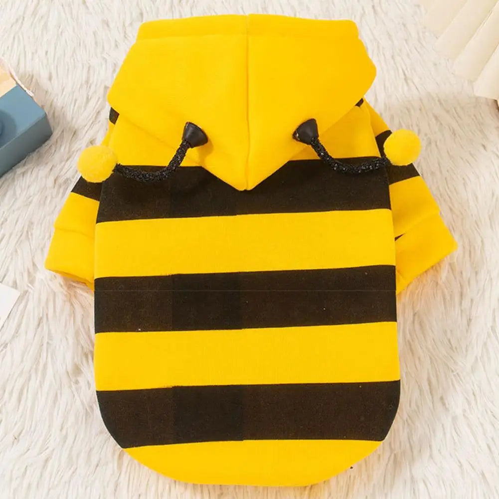 Warm Fleece Dog Hoodie Autumn Winter Pet Clothes