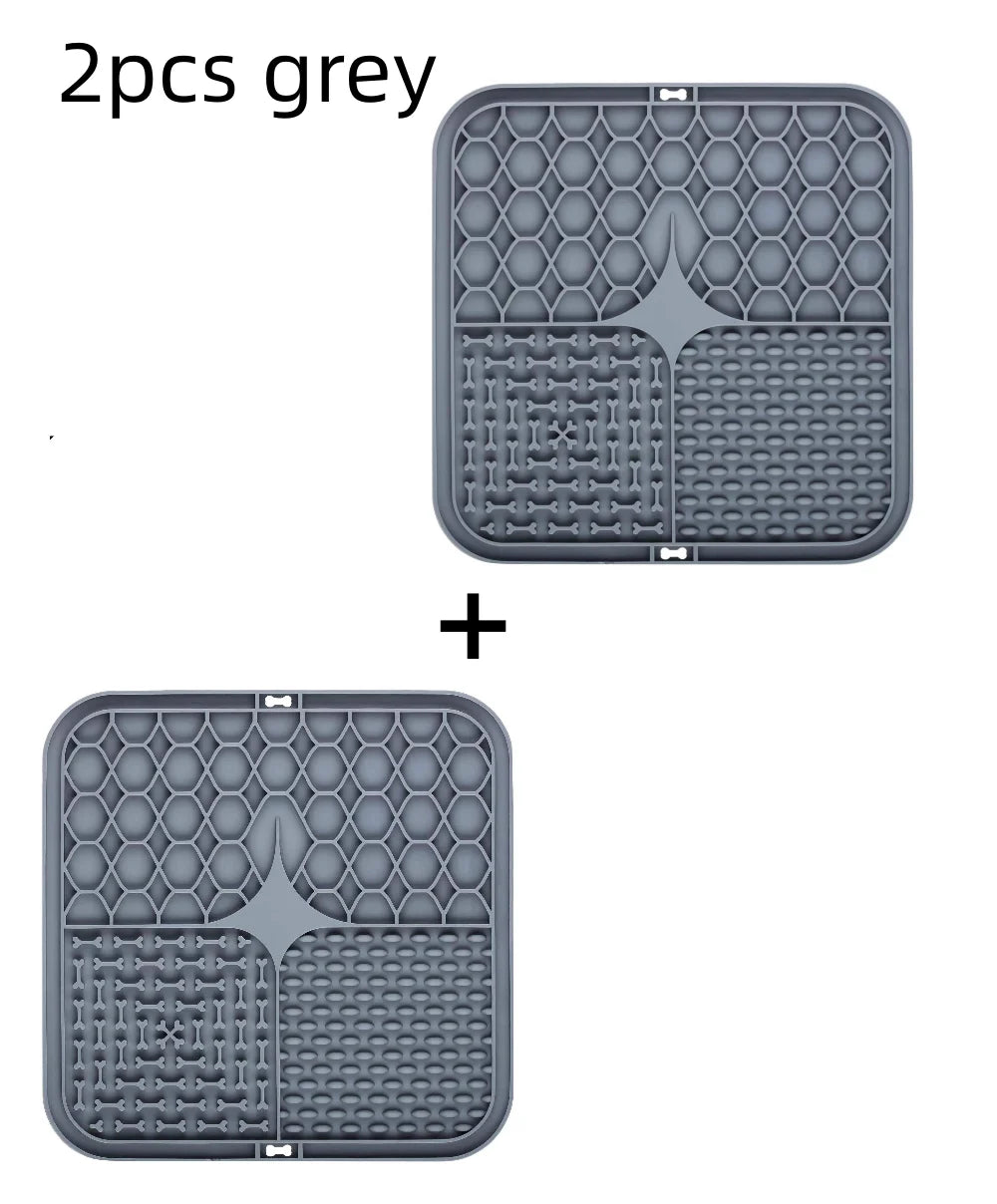 Suction Cup Dog Lick Mat for Bath Time Distraction and Grooming