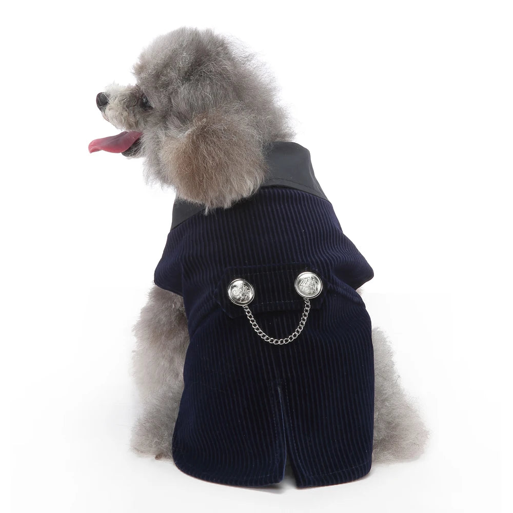Dog Tuxedo Formal Suit, Christmas & Halloween Party Costume