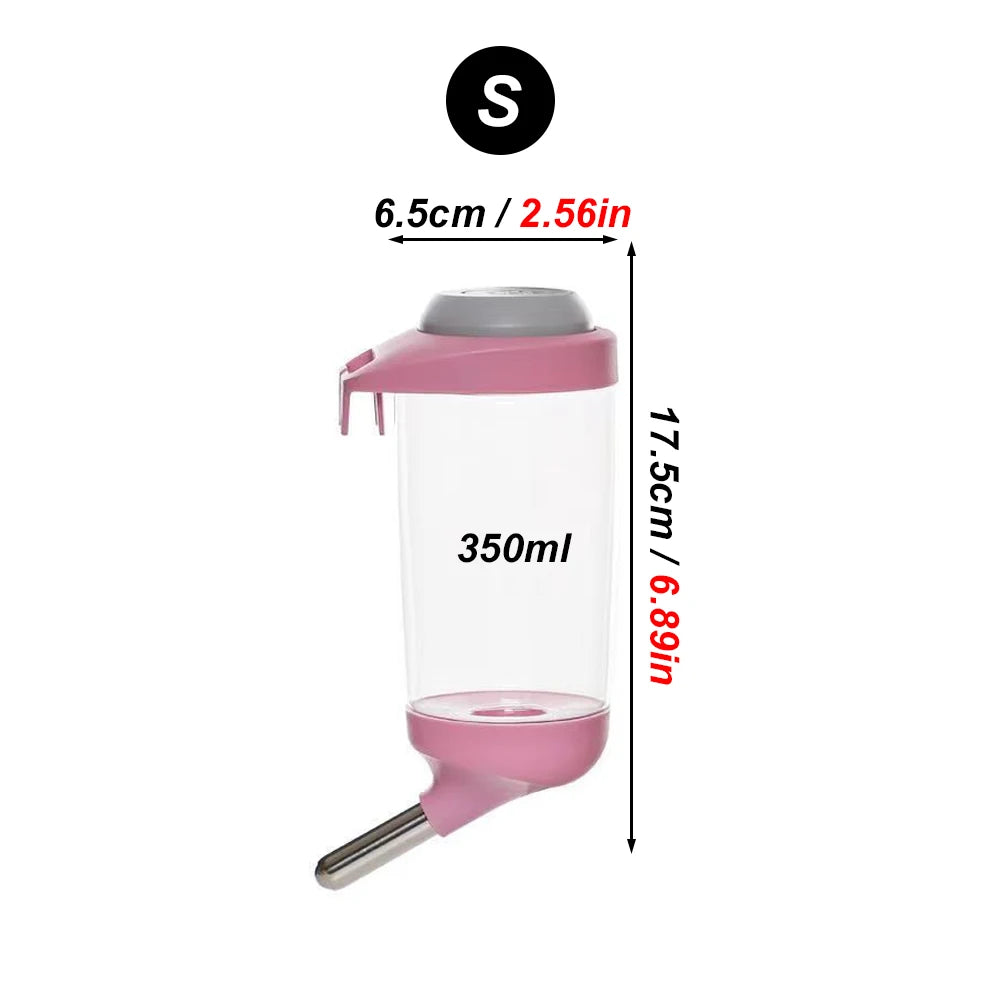 Leak-Proof Hanging Water Bottle for Hamsters, Rabbits and Guinea Pigs
