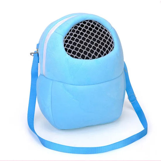 Breathable Small Pet Carrier Pouch for Guinea Pigs, Hamsters & Rats