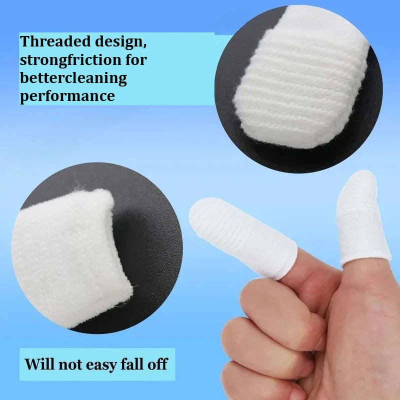 Two-Finger Pet Toothbrush Cots for Dogs & Cats, Tartar Cleaning Pack