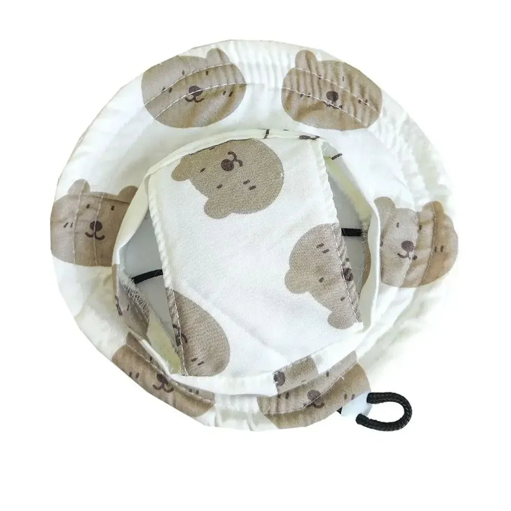 Adjustable Pet Sun Hat with Ear Holes for Dogs and Cats