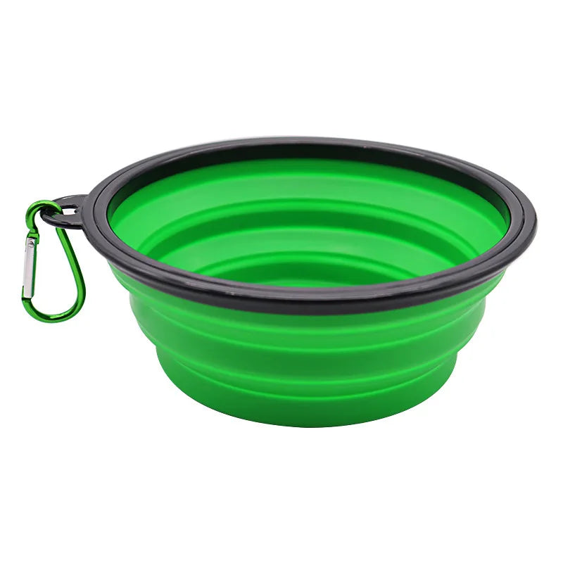 Portable Pet Food & Water Dispenser Bottle with Carabiner