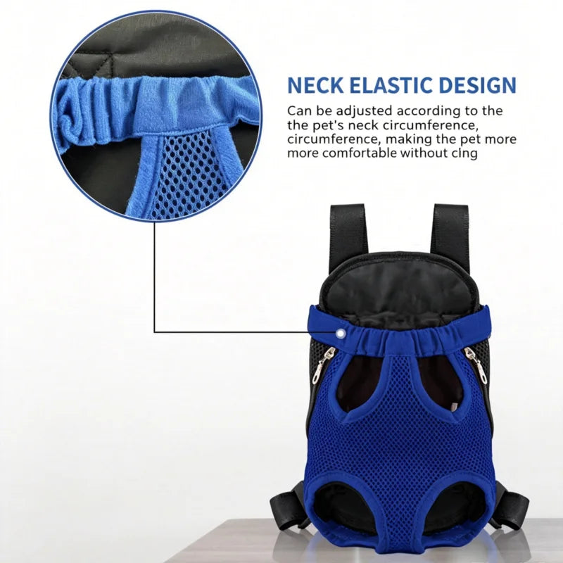 Double-Shoulder Pet Carrier Bag, Breathable Travel Backpack