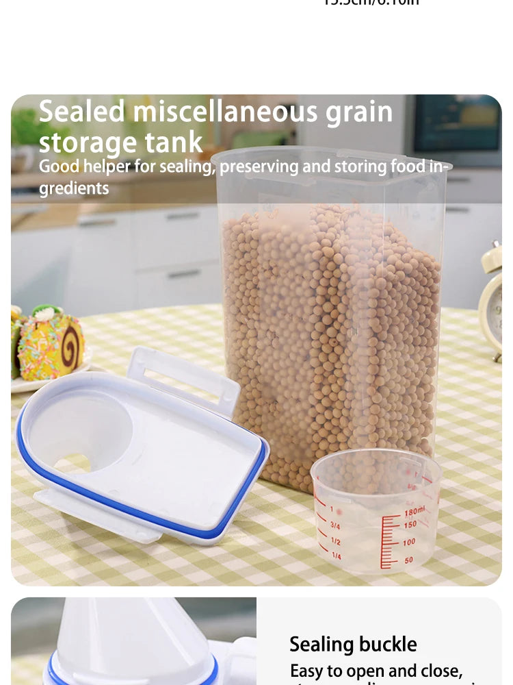Airtight Pet Food Storage Container, Large Capacity for Dogs & Cats