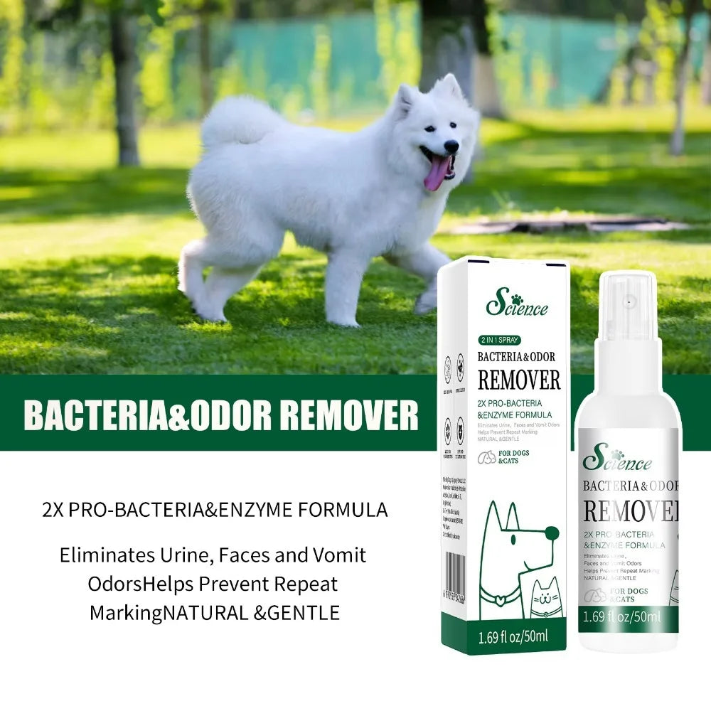 Long-Lasting Pet Cologne Deodorizing Spray for Dogs & Cats, 100ml