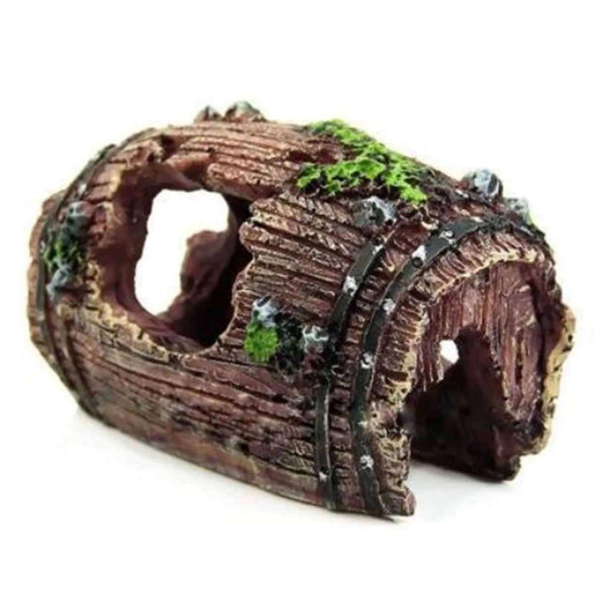 Aquarium Hollow Log Tree Tunnel Cave, Fish Tank Hideout Decoration