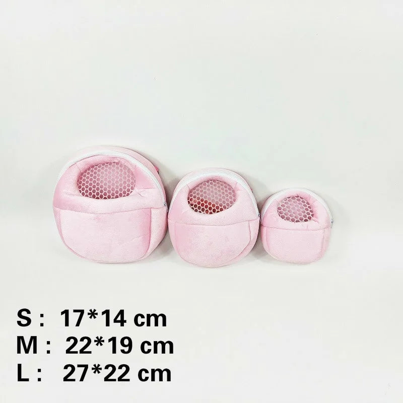 Breathable Small Pet Carrier Pouch for Guinea Pigs, Hamsters & Rats