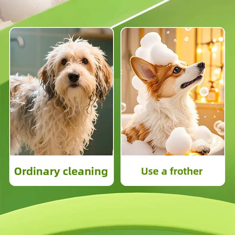 Electric Pet Bath Foam Maker, Dog Cat Shampoo Dilution Bottle