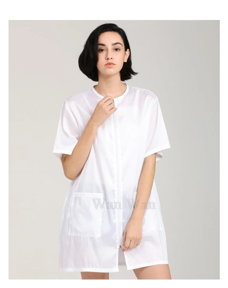 Anti-Hair Pet Grooming Smock, Waterproof Groomer Apron Uniform