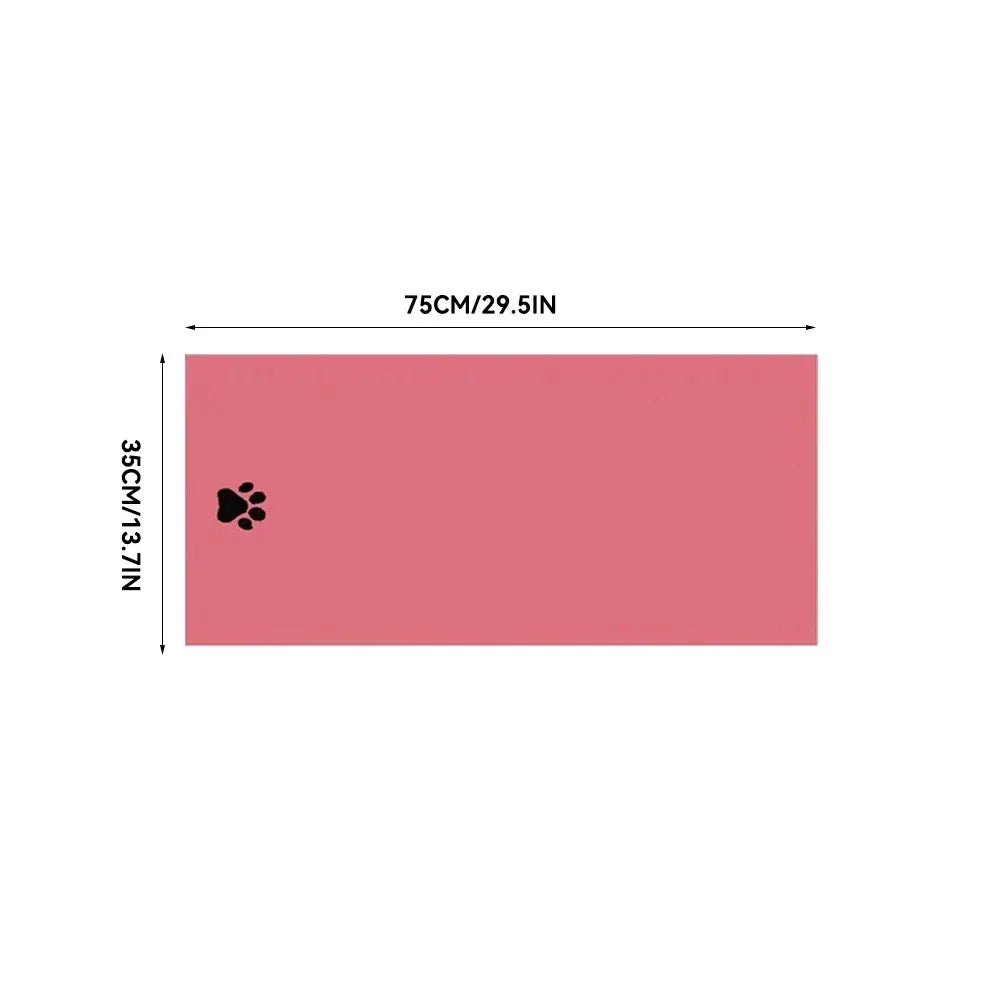 Absorbent Microfiber Dog Bath Towel, Quick-Dry Pet Towel