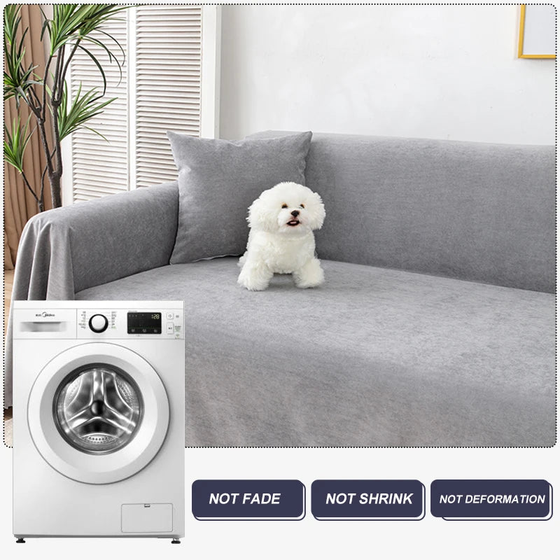 Waterproof Pet-Proof Sofa Blanket, Scratch-Resistant Furniture Cover