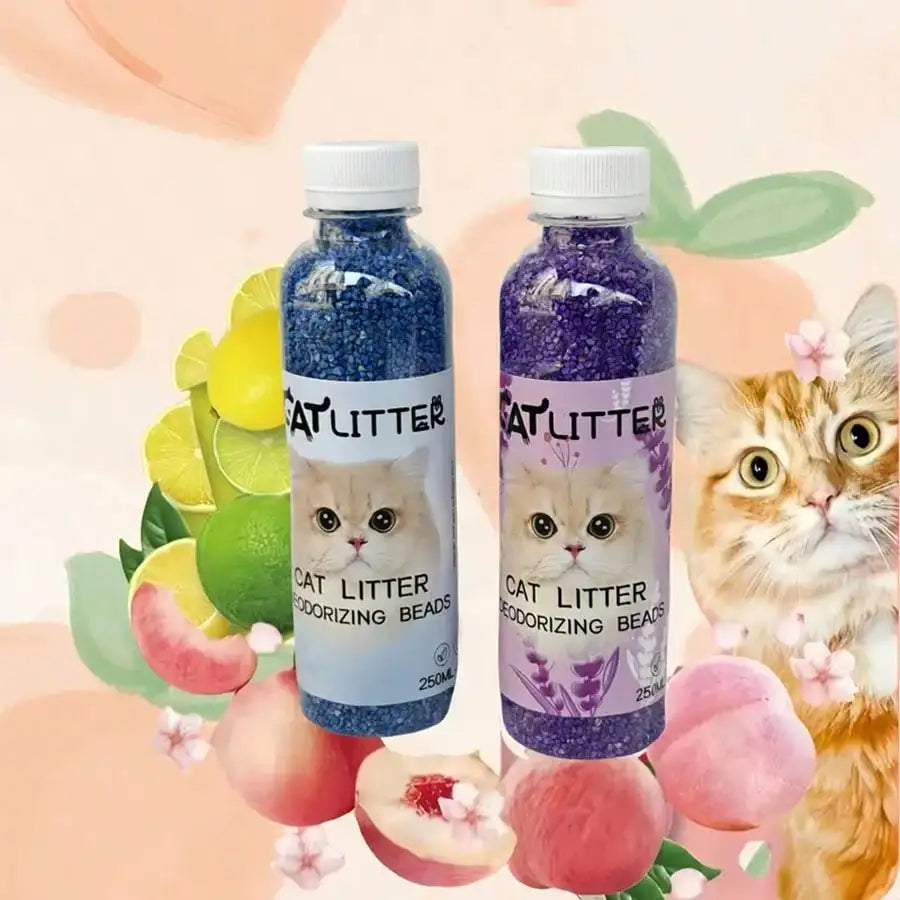 Cat Litter Deodorizer Beads, Plant-Based Odor Eliminator