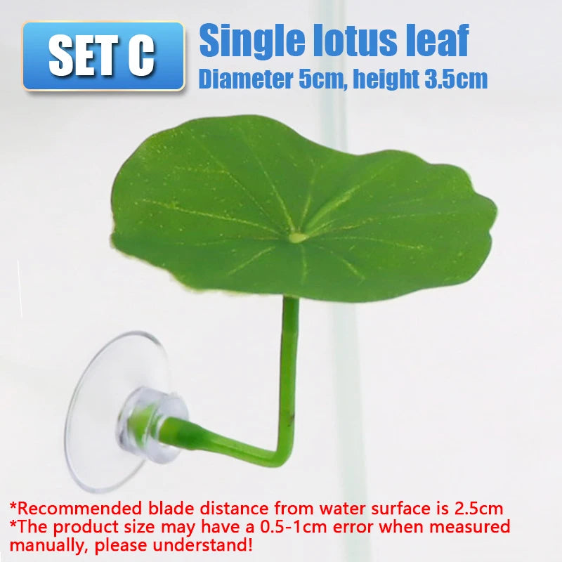 Betta Fish Leaf Hammock with Suction Cup, Resting Bed Aquarium Decor