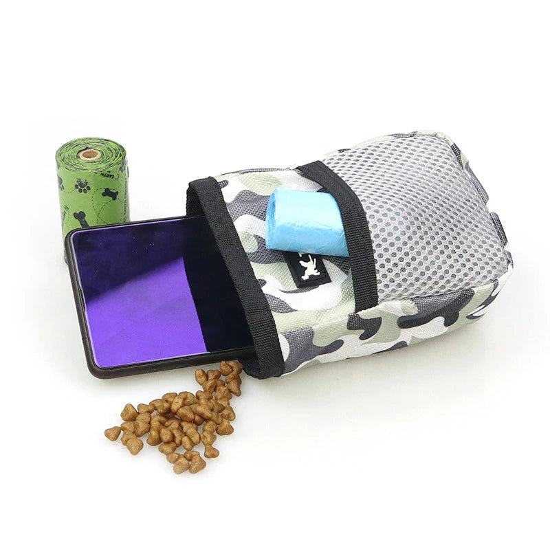 Portable Dog Walking Organizer Bag for Treats, Bags & Training Gear