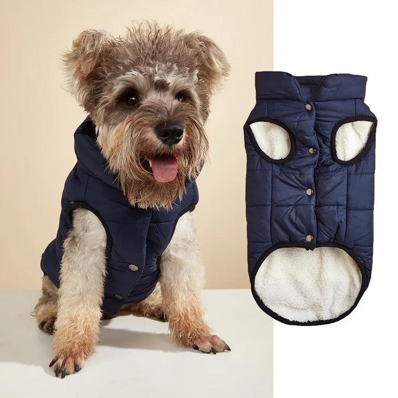 Christmas Winter Dog Coat, Warm Clothes for Small Dogs