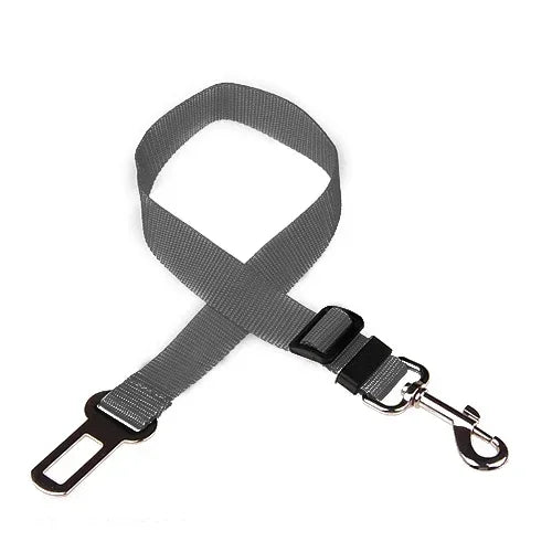 Adjustable Pet Car Seat Belt – Dog & Cat Safety Harness Lead Clip